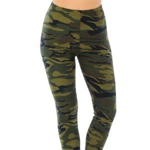 Camouflage Buttery Soft Leggings One Size